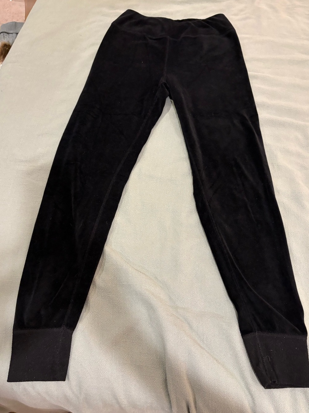 Black Velour Lounge Pants